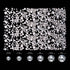 2000 Pieces Flat Back Gems Rhinestones 6 Sizes (1.5-6 Mm) Round Crystal with Pick up Tweezer and Rhinestones Picking Pen for Crafts Nail Clothes S...