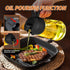 Oil Dispenser for Kitchen, 2 in 1 Oil Dispenser and Oil Sprayer, 16.5oz/470ML Oil Dispenser Bottle Spray and Pour with Brush for Air Fryer, Kitche...