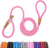 lynxking Dog Leash Slip Lead 5 6 8 FT Dog Training Leash Strong Heavy Duty Braided No Pull Training Lead Leashes for Small Medium Large Dogs...