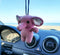 Elephant Cute Ornament, Car Rearview Mirror Hanging Decorations, Automotive Crochet Handmade Holder Accessories, Bag Ornament....