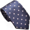 Navy Blue Tie for Men Classic Polka Dot Striped Plaid Paisley Microfiber Necktie Wedding Business Party Gift...