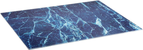 Glass Cutting Board by Clever Chef | Non Slip Cutting Board is Shatter-Resistant, Durable, Stain Resistant, Dishwasher Safe | 12" x 15.75", Marble...