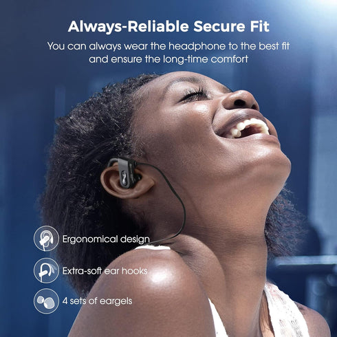 Bluetooth Headphones, Deep Bass Wireless Running Headphones w/16 Hrs Playtime, Bluetooth Earbuds in-Ear w/Earhooks, IPX7 Waterproof Sports Earphon...