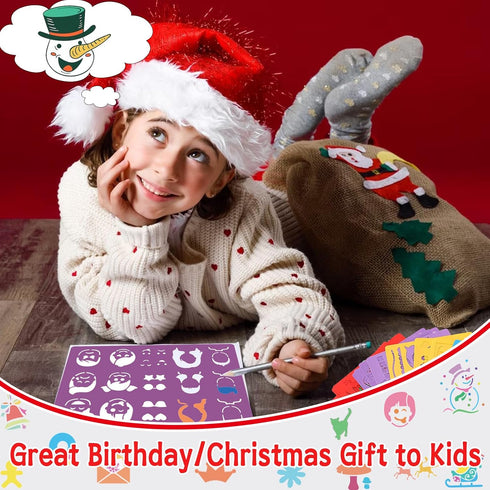 Drawing Stencils for Kids 30 Pieces Kids Stencils for Drawing with 500+ Patterns, Great Art Stencils Gift for Boys Girls Birthday Christmas...
