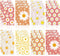 24 Pcs Groovy Hippie Notebook Groovy Retro Hippie Boho Spiral Mini Notepad Groovy Party Pocket Notebook for Kid Hippie Boho Groovy Daisy Flower Bi...