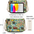 Malirona Women 's Durable Floral Crossbody Bag Canvas Messenger Handbag Multi Pocket Travel Satchel Purse...