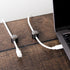 Cable Anchors for Desk Organization Gun Metal | Premium Aluminum Cord Organizers | Charger + Cable Management Clips for Home & Office | Stylish, S...