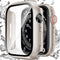Compatible with Apple Watch Waterproof Case 40mm Series 6/5/4/SE with Tempered Glass Screen Protector, Full Coverage Bumper Cover for iWatch Case ...