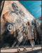 Posterizer 1 pcs-Footballer-soccer player standing in front of a mural 2-Sports & Hobby Art Gifts for sports fans Decor for Home & Office- unframe...