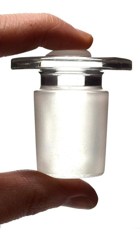 EISCO Stopper - Flat Head, Solid Cone, Made of Borosilicate Glass, Size 29/32...