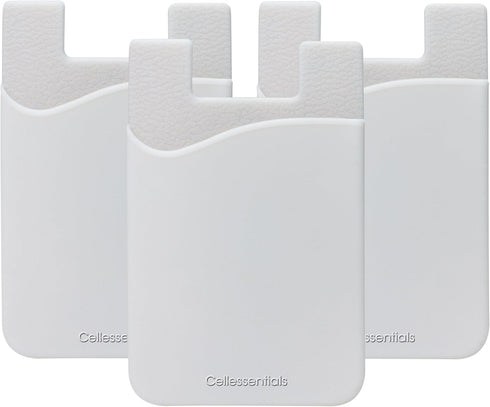 USA Merchant Redesigned Card Holder - Silicone Stick on Cell Phone Wallet with Pocket for Credit Card ID Business Card - iPhone Android & Smartpho...