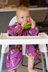 Tidy Tot - Long Baby Bib - Mess Proof Long Sleeve Feeding Smock with Large Food Catcher Pocket - Waterproof Bib...