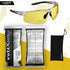voltX 'Constructor Ultimate' Bifocal Reading Safety Glasses (Clear Frame, Yellow Lens +2.5 Dioptre) CE EN166FT Certified - Premium Cycling Sports ...