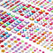 1246PCS Self Adhesive Gem Stickers, Rhinestone Jewel Stickers for Crafts, Acrylic Bling Heart Stickers, Stick-on Gems for DIY Projects, Craft Supp...