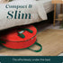 Handy Laundry, Christmas Wreath Storage Bag - Durable, Tarp Material, Zipper, Sturdy Carry Handles, Pest Protection - Ideal Home, Garage Organizat...