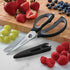 Farberware 4-in-1 Kitchen Shears, 2-Piece, Black and Gray...