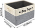 PET ARTIST Dog Toy Basket - Foldable Dog Toy Bin with Comfortable Handles - Collapsible Dog Toy Storage Box for Pet Toys, Dog Coat, Dog Accessorie...
