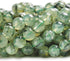 70PCS Natural 8MM Healing Gemstone, Prehnite Energy Stone Round Loose Beads, Semi-Precious Crystal Beads with Free Elastic String for Jewelry Maki...