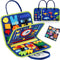 Guolely Busy Board Montessori Toy for 1 2 3 4 Year Old Toddlers - Educational Activity Developing Sensory Board for Fine Basic Dress Motor Skills ...