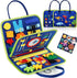 Guolely Busy Board Montessori Toy for 1 2 3 4 Year Old Toddlers - Educational Activity Developing Sensory Board for Fine Basic Dress Motor Skills ...