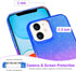 JJGoo Compatible with iPhone 11 Case, Clear Glitter Sparkle Shock Absorption Protective Phone Cases Cute Slim Thin Cover for Women Girls (6.1 inch...