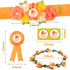 Little Cutie Citrus Maternity Sash Mom to Be & Daddy to Be Corsage Orange Clementine Flower Crown Pregnancy Sash Decoration Autumn Baby Shower Kit...