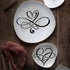 BENECREAT Love Sign Stencil, 12x12" Infinity Heart Plastic Reusable Drawing Stencils Decoration Template for Painting on Scrapbook Fabric Floor Fu...