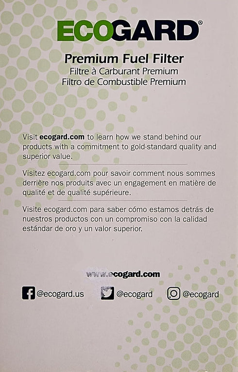 ECOGARD XF55114 Premium Fuel Filter Fits Toyota Camry 2.2L 1992-2001, Avalon 3.0L 1995-1999, Camry 3.0L 1992-1997, Camry 2.0L 1983-1991, Solara 2....