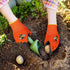 6 Pairs Kids Gardening Gloves Yard Work Gloves Children Soft Safety Rubber Coated Gloves for Toddlers Youth Girls Boys Children (Medium (Age 6-8))...