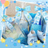 6 Rolls 30 Yards Baby Boy Light Blue Craft Ribbon for Baby Shower Decorative Ribbon Baby Boy Blue Ribbon for Welcome Wrapping Gifts Making Bow Box...