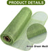 TONIFUL 2 Rolls 10 Inch Sage Green Decorative Mesh Ribbbon Rolls, Fabric Mesh for Mesh Wreath Supplies, Front Door Wreath Crafts Tree Decor Christ...