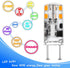 Dimmable G8 LED Light Bulbs 3W Equivalent 20W 25W Halogen 2700K Warm White 300lm AC120V T4 JCD Type Bi-Pin G8 Base for Under Cabinet Counter Puck ...