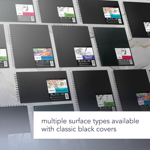 Canson Artist Series Sketch Book, Hardbound, 5.5x8.5 inches, 108 Sheets - Lay Flat Art Notebook...