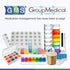 GMS 60 Unit Syringe Case - Holds New, Prefilled & Used Syringes with Needles - Small & Discreet - Ideal for Travel - Sharps Container - 2 Pack - B...