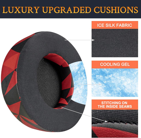 SOULWIT Ear Pads Replacement for Corsair Virtuoso RGB Wireless XT SE Gaming Headset, Earpads Cushions with High-Density Noise Isolation Foam, Adde...