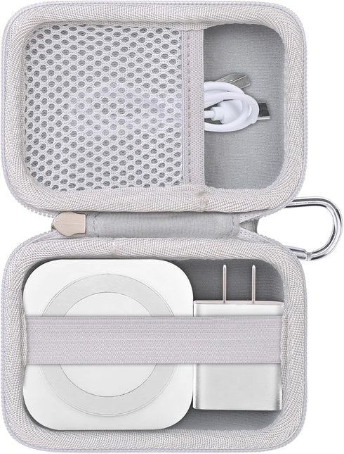 khanka Hard Travel Case Replacement for LISEN 3 in 1 Charging Station,Travel Wireless Charging Station for Multiple Devices,Case Only(White)....