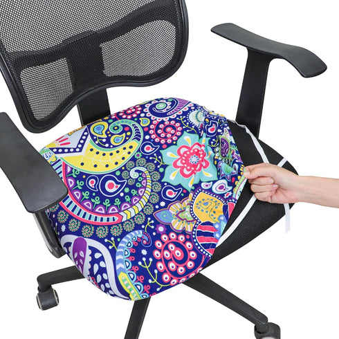 FORCHEER Office Chair Seat Covers, Stretch Desk Chair Seat Cover (Paisley)...