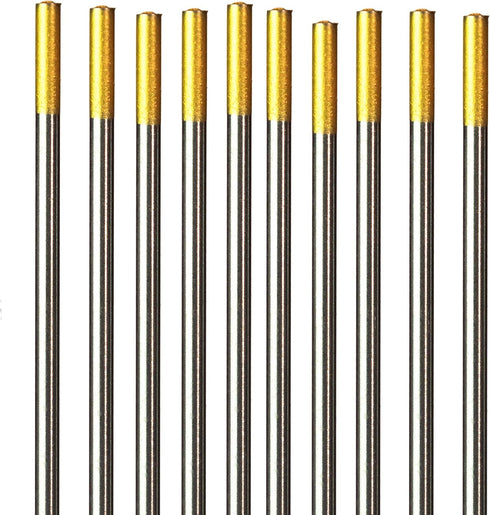 1.5% Lanthanated TIG Welding Tungsten Electrodes 3/32” x 7” 10-Pack...