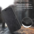 Moto G Pure Phone Case Wallet Black, Motorola Moto G Pure Leather Flip Case with Card Holder Kickstand Magnetic Closure Slim Phone Case Cover for ...