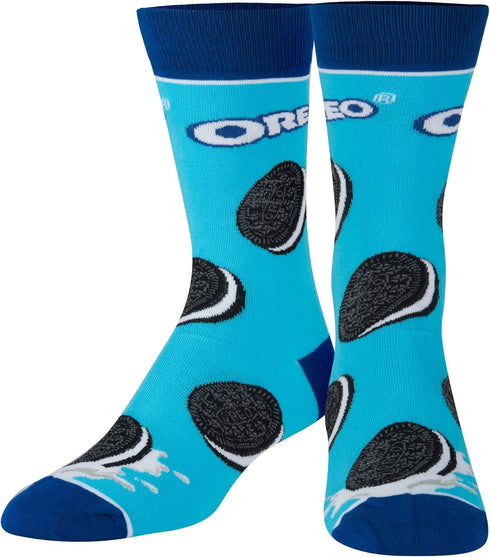 Cool Socks Novelty Crew Socks Men's Women's, Oreo Cookies, Graphic Print, Large...