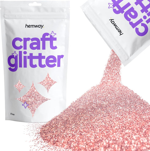 Hemway Craft Glitter 100g / 3.5oz Glitter Flakes for Arts Crafts Tumblers Resin Epoxy Scrapbook Glass Schools Paper Halloween Decorations - Fine (...