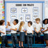 92 Pcs Science Fair Board Supplies 60 Trim Scalloped Bulletin Borders 18 Presentation Subtitles 6 Project Titles 8 Letter Sticker for Classroom Di...