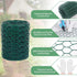 Floral Chicken Wire for Craft,4 x 118 Inch Lightweight Galvanized Hexagonal Chicken Wire Netting, 2mm Thickness Chicken Wire Fence for Garden Poul...