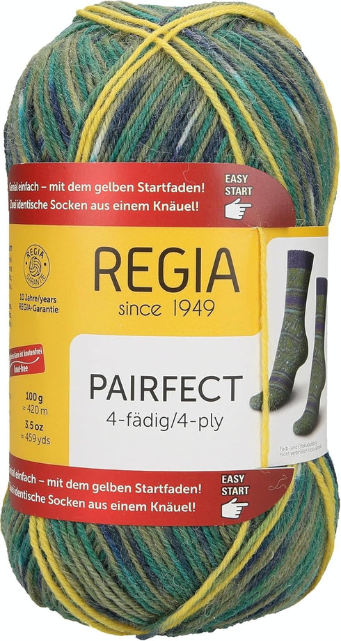 Regia 9801629 08078 Hand Knitting Yarn Wool, Iceland, 18 x 9 x 9 cm, Wool, Lagoon, 16 x 9 x 7.5 cm...