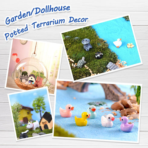 123 Pcs Fairy Garden Accessories, Fairy Garden Accessories Outdoor, Miniature Figurines, Garden Decorations, Fairy Garden Kit Miniatures for Terra...