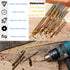 Titanium Coated HSS Twist Drill Bits - 6pcs 3-8mm Serrated Grooving Cutting Carpenter Side Cutting Tap Spiral Saw Drill Bit Woodworking Wood Metal...