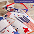American Flag Pencils USA Flag Pencils Patriotic Pencils with Erasers for Independence Day, 4th of July, Party Favor, Office School Supplies (30 P...