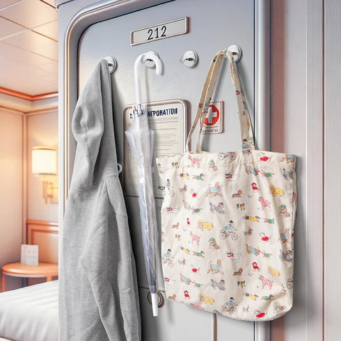 FINDMAG Magnetic Hooks 120lbs, Rare Earth Magnet Hooks Heavy Duty for Hanging, Neodymium Magnet with Hooks for Refrigerator, Home, Kitchen, Office...