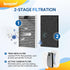 KEEPOW DSTx Filter Compatible with Clarifion DSTx Mini Personal Portable Air Purifier, 2 in 1 HEPA and Activated Carbon Filters for Bedroom and Pe...