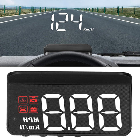 OBD2 HUD Head Up Display, Car HUD Speedometer Display Windshield Projector Multifunction Gauge Alarm Fatigue Driving Reminder......